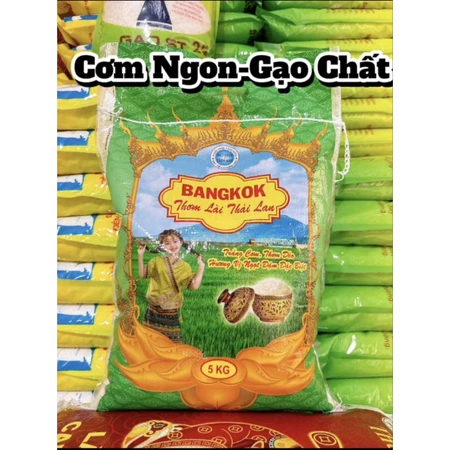 Gạo Thơm Thái Lan Bangkok (bao 10kg) nhập loại 2 ,loại gạo nhập từ Thái Lan .gạo nhập loại 2