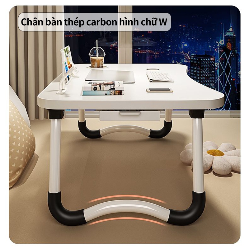 Bàn học di động cho người lười, bàn trên giường ký túc xá, bàn gấp gọn cho phòng thuê | BigBuy360 - bigbuy360.vn