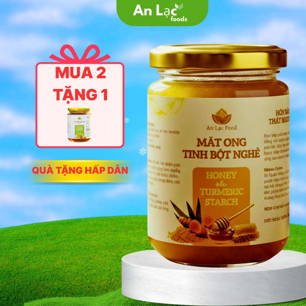Mật Ong Tinh Nghệ An Lạc - Hỗ Trợ Dạ Day, Đẹp Da, Tăng Đề Kháng
