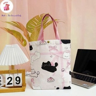 Túi Vải Canvas Thời Trang Dễ Thương Túi Tiện Ích Dạo Phố MEILI STORE