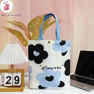 Túi Vải Canvas Thời Trang  Dễ Thương Túi Tiện Ích Dạo Phố MEILI STORE