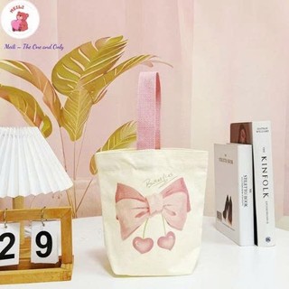 Túi Vải Canvas Thời Trang Wow Sweet Dễ Thương Túi Tiện Ích Dạo Phố MEILI STORE