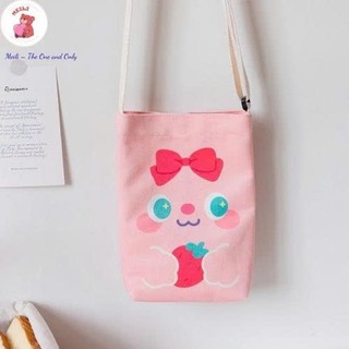 Túi Vải Canvas Thời Trang Dễ Thương Túi Tiện Ích Dạo Phố MEILI STORE