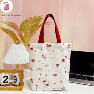 Túi Vải Canvas Thời Trang Enjoy Dễ Thương Túi Tiện Ích Dạo Phố MEILI STORE