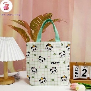 Túi Vải Canvas Thời Trang Enjoy Dễ Thương Túi Tiện Ích Dạo Phố MEILI STORE