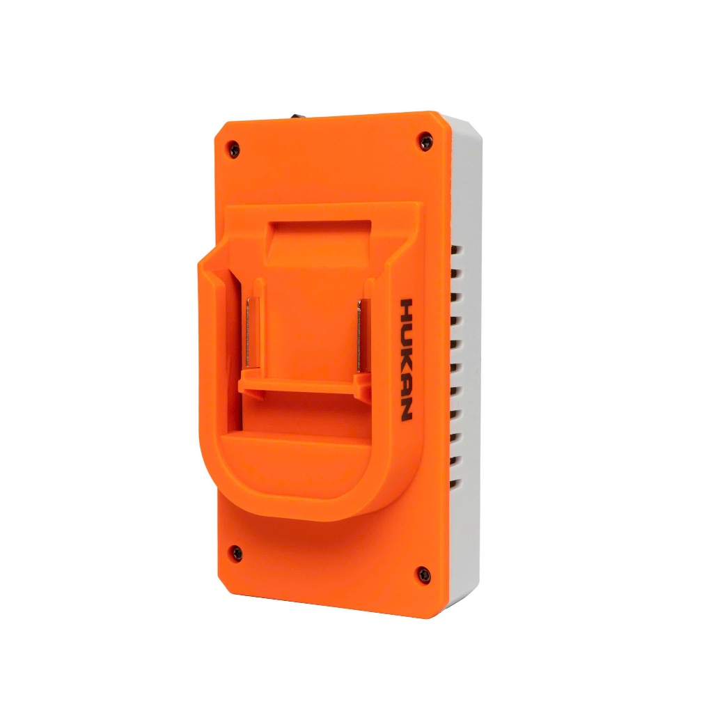 Đế Chuyển Đổi Nguồn Điện HUKAN G1- BCN0202|Chuyển Từ 18–21V Sang 220V | 2 Ổ AC |3 USB |Type-C|Có LED Hiển Thị