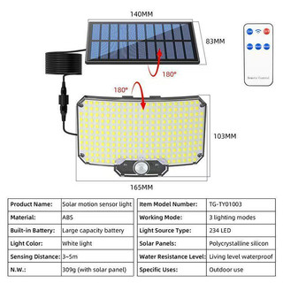 OOKAS Đèn năng lượng mặt trời, Chống nước IP68, đèn sân vườn ngoài trời