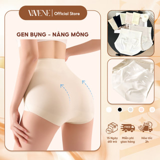 Quần lót nữ su gen bụng, nâng mông VANVENE QG219, quần gen không viền tàng hình cạp cao chữ X, kháng khuẩn cao cấp