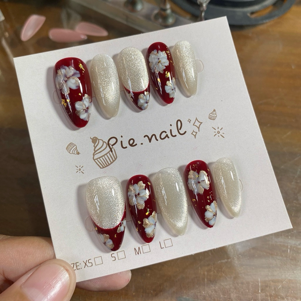 467. nailbox đỏ, nail tết 2026