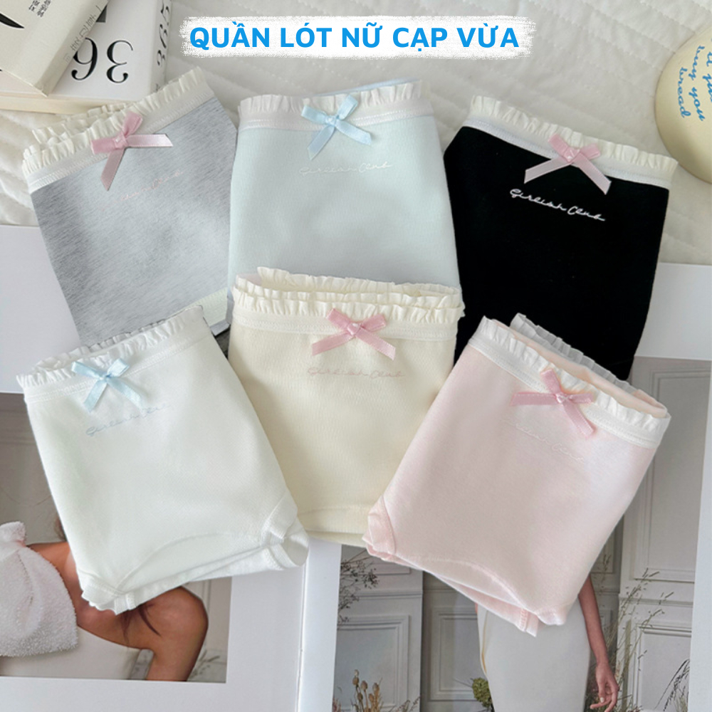 [BST MỚI] Quần lót nữ chất cotton thoáng khí co giãn thoải mái, quần chip nữ cap vừa ZANABRA L4119