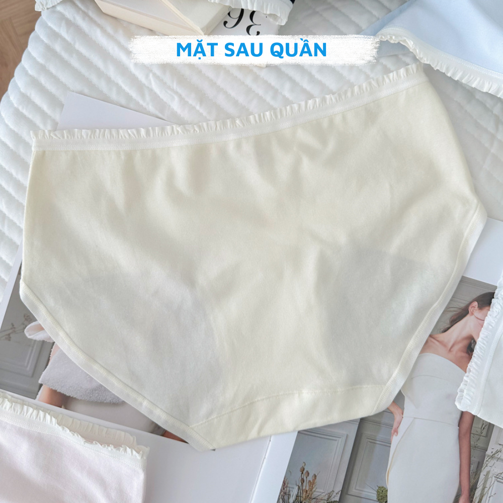 [BST MỚI] Quần lót nữ chất cotton thoáng khí co giãn thoải mái, quần chip nữ cap vừa ZANABRA L4119