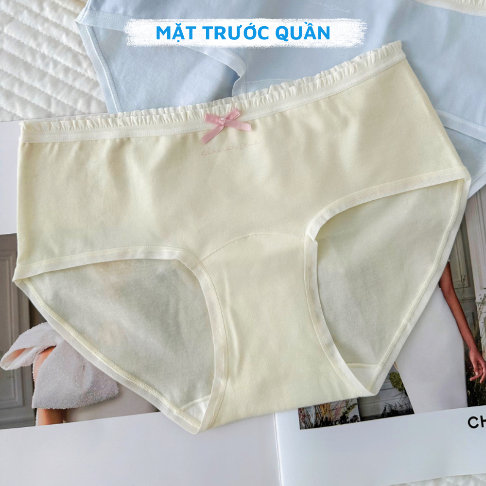 [BST MỚI] Quần lót nữ chất cotton thoáng khí co giãn thoải mái, quần chip nữ cap vừa ZANABRA L4119
