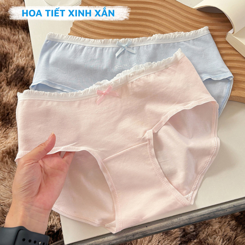 [BST MỚI] Quần lót nữ chất cotton thoáng khí co giãn thoải mái, quần chip nữ cap vừa ZANABRA L4119