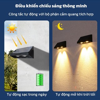 OOKAS Đèn năng lượng mặt trời, , Chống nước IP67 LED Đèn trang trí tòa nhà, sân vườn, tường