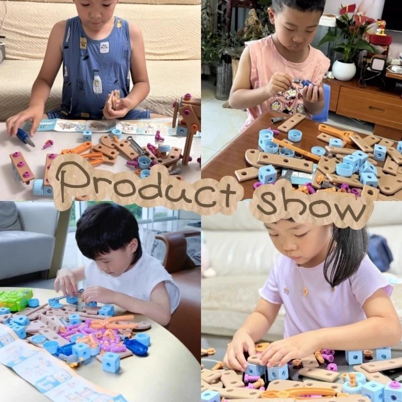 Bộ lắp ráp công cụ 172 món cho bé trai - Rèn kỹ năng thực hành - Bền bỉ an toàn - Phù hợp trẻ 3-10 tuổi