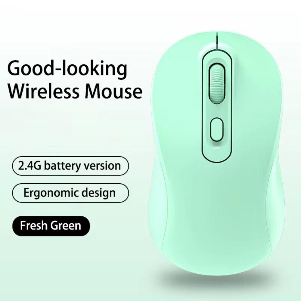 "Chuột Không Dây 2.4G : Thiết Kế Ngọt Ngào, Lặng Lẽ Dành Cho Laptop & PC"