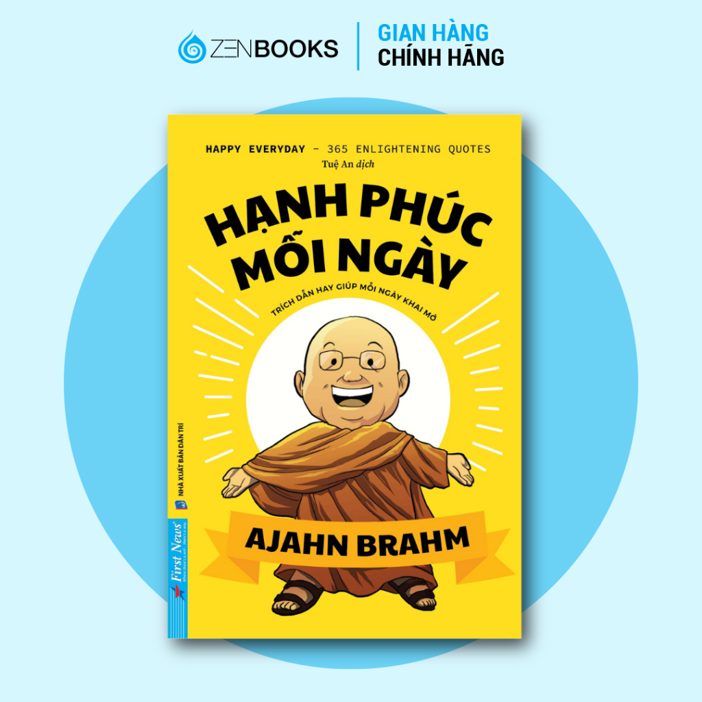 Bìa sách Hạnh Phúc Mỗi Ngày Trích Dẫn Hay Giúp Mỗi Ngày Khai Mở