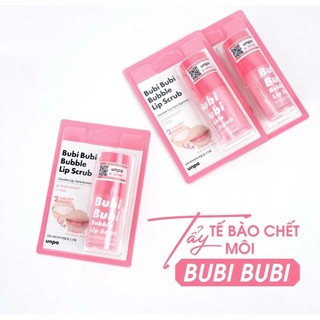 Tẩy da chết môi Bubi Bubi Bubble tẩy tê bào chết môi bubi Lip Scrub Hàn Quốc 10ml - Kosmi Beauty