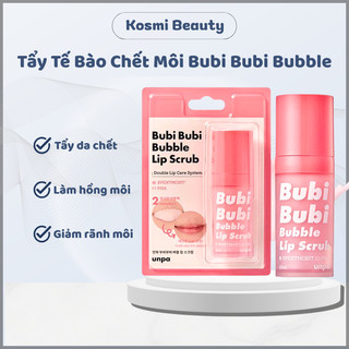 Tẩy da chết môi Bubi Bubi Bubble tẩy tê bào chết môi bubi Lip Scrub Hàn Quốc 10ml - Kosmi Beauty
