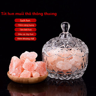Hồng Himalaya Nguyên Chất Đá Muối Pha Lê - Trang Trí Nhà Cửa Giải Từ Quà Tặng Chuyển Nhà