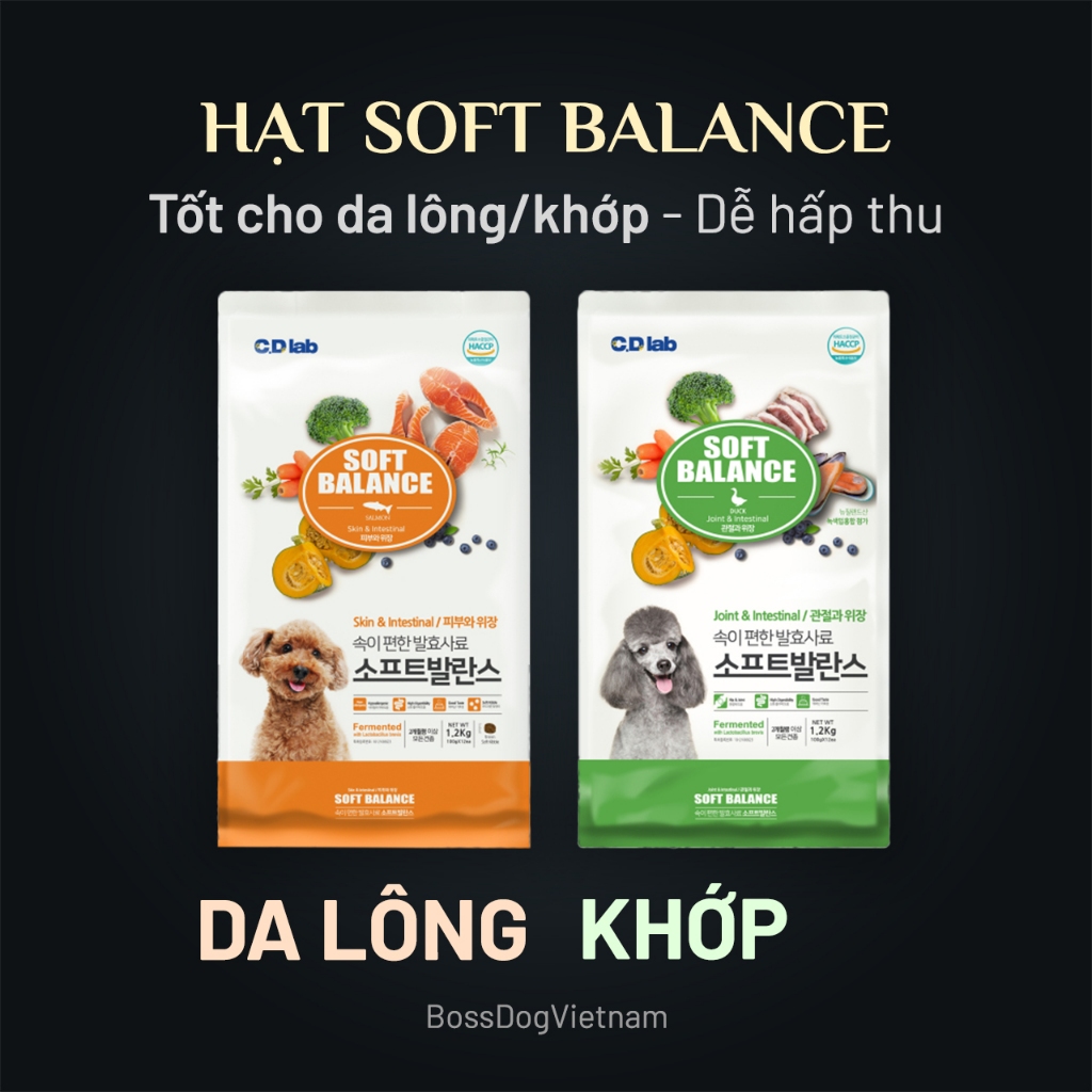 Thức ăn hạt mềm SOFT BALANCE tốt cho da/khớp và đường ruột dành cho chó ...