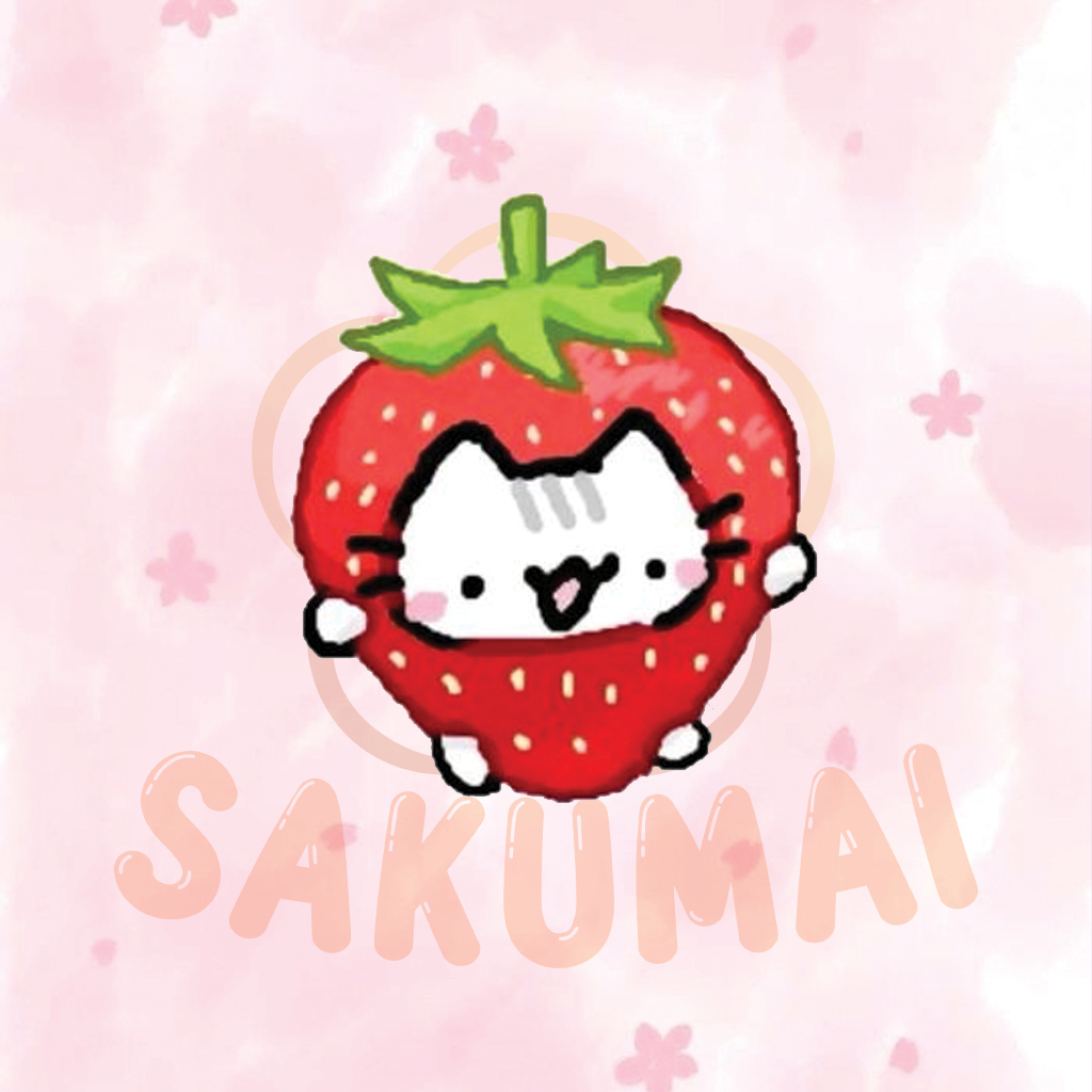Móc Khoá Mèo, Móc Khoá Mèo Meme Dễ Thương Phụ Kiện Túi Ngộ Nghĩnh Meme Kawaii Dâu Mèo Con In 2 Mặt Acrylic - SakuMai