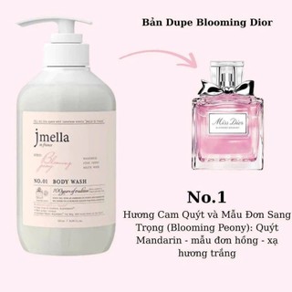 Sữa tắm Jmella sữa tắm hương nước hoa Jmella In France Body Wash 500ml, 1000ml - Kosmi Beauty