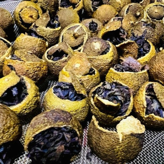 Chum Trà Quýt Cổ Shanam 200gr, Trà Shan Tuyết  Cổ Thụ, Giúp Ổn Định Đường Huyết, Giảm Ho