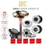 Đèn năng lượng mặt trời UFO cao cấp 600W, 1000W, Tấm pin liền, Cảm biến chuyển động (Không bao gồm cột)
