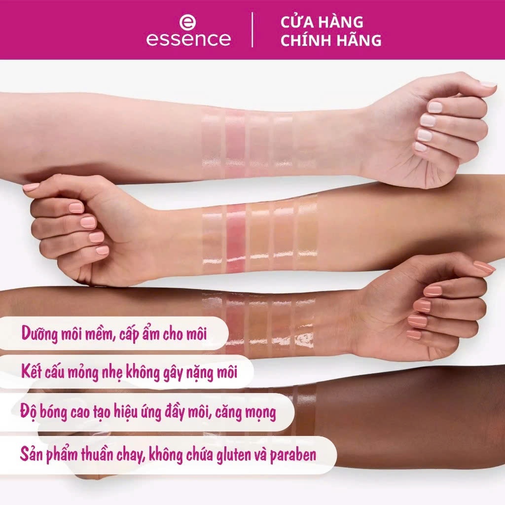 [QUÀ TẶNG NGẪU NHIÊN] Son bóng trái cây Essence Juicy Bomb Shiny Lipgloss  - HSD: 03/2027