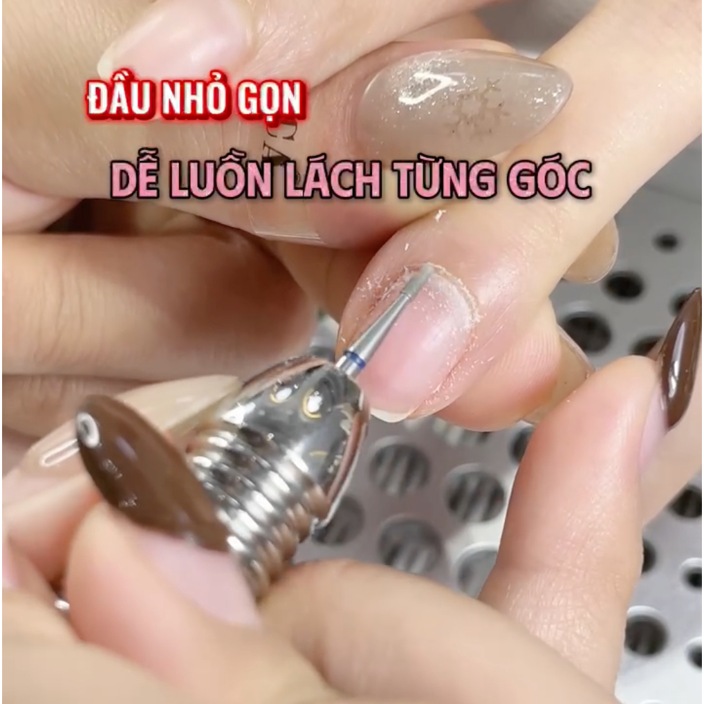 Đầu Mài Khoé Không Đau E10 Angelica - Loại Bỏ Da Chết Da Thừa Đi Sạch Trong Da