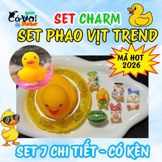 Set charm phao vịt, mã hot 2026- Set 7 chi tiết, có kèn Xem cách lắp ở video