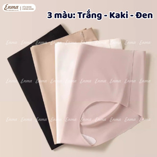 Combo 5 Quần Lót Nữ Su Gân 3D ENMA Siêu Mỏng Không Viền - Đáy Tơ Tằm Kháng Khuẩn QS13