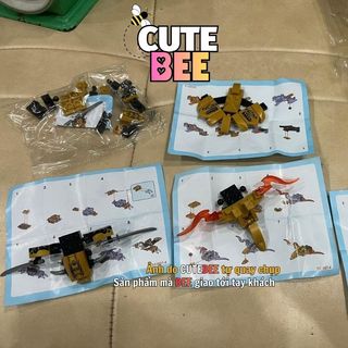 Set 5 túi lắp ráp mô hình giá rẻ, nguyên seal làm quà cho bé - Đồ chơi CUTE BEE
