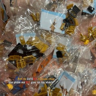 Set 5 túi lắp ráp mô hình giá rẻ, nguyên seal làm quà cho bé - Đồ chơi CUTE BEE