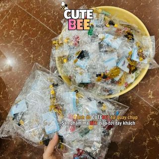 Set 5 túi lắp ráp mô hình giá rẻ, nguyên seal làm quà cho bé - Đồ chơi CUTE BEE