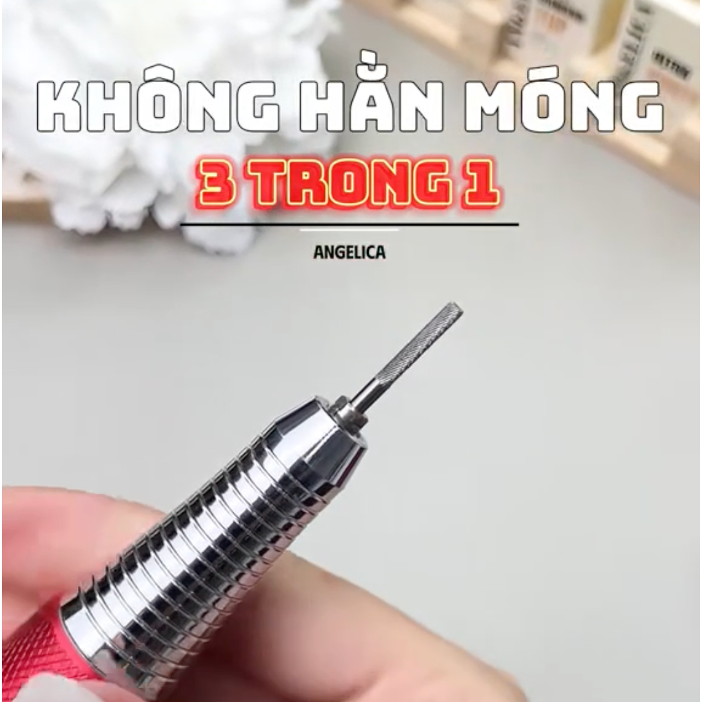 Đầu Mài Trụ 3in1 Angelica - Chất Liệu VONFRAM Cao Cấp