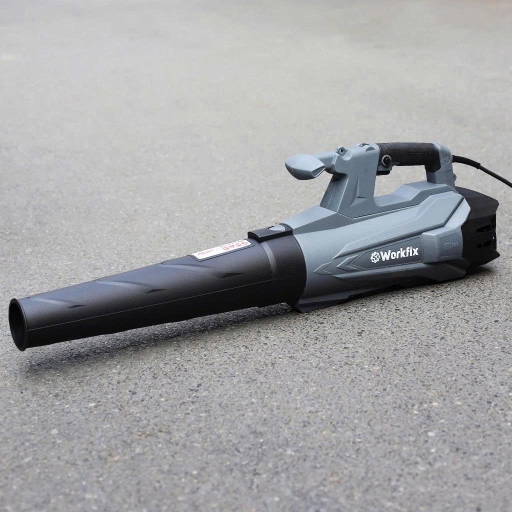 Máy Thổi Bụi, Lá Điện Cỡ Lớn WORKFIX WF-ELB3800W, Công Suất Lớn 3800w, 6 Cấp Tốc Độ, Motor Dây Đồng