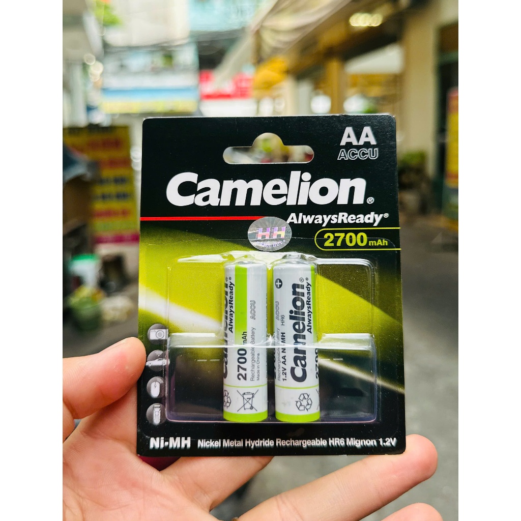 Pin sạc AA 1.2v Camelion AA 2700mah LBP2 (NiMh AA2700mAh 1.2v), Bộ sạc ...