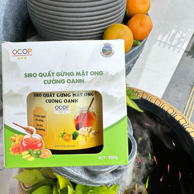 Siro Quất Gừng Mật Ong Thủ Công Đậm Đà Với Quất Tươi VietGap & Gừng Cay Nồng Ocop 3 Sao