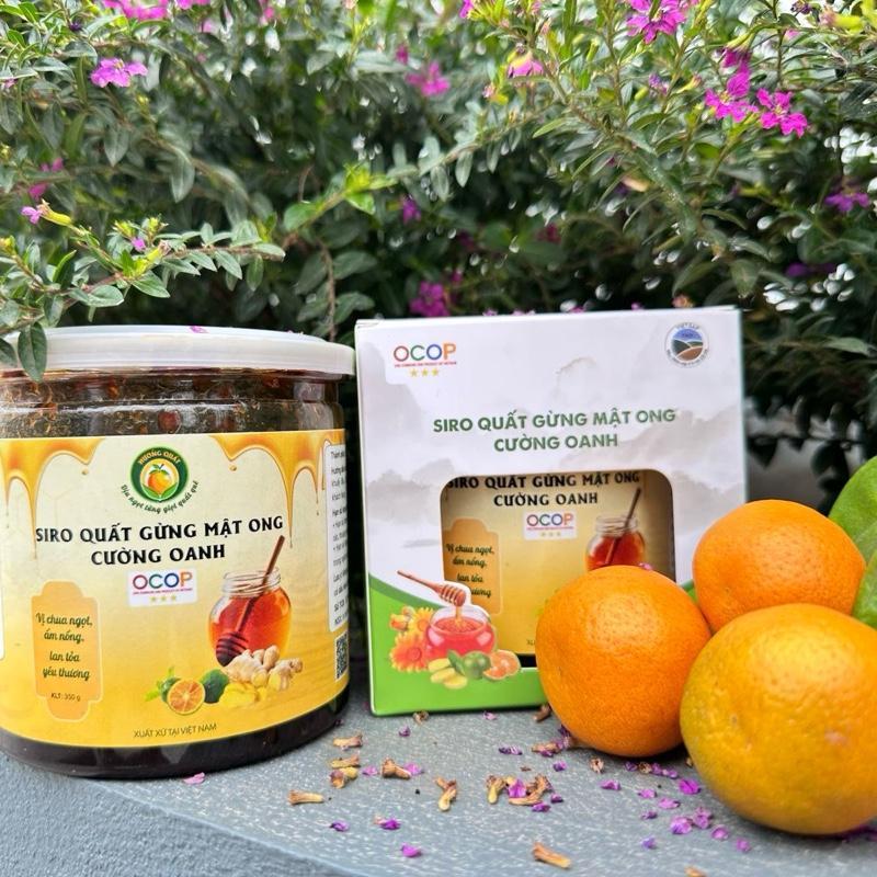 Siro Quất Gừng Mật Ong Thủ Công Đậm Đà Với Quất Tươi VietGap & Gừng Cay Nồng Ocop 3 Sao