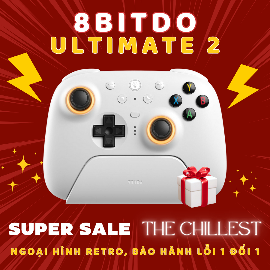 [ĐỦ 3 MÀU] Tay cầm 8bitdo Ultimate 2, Dock sạc đi kèm, Lock Trigger ...
