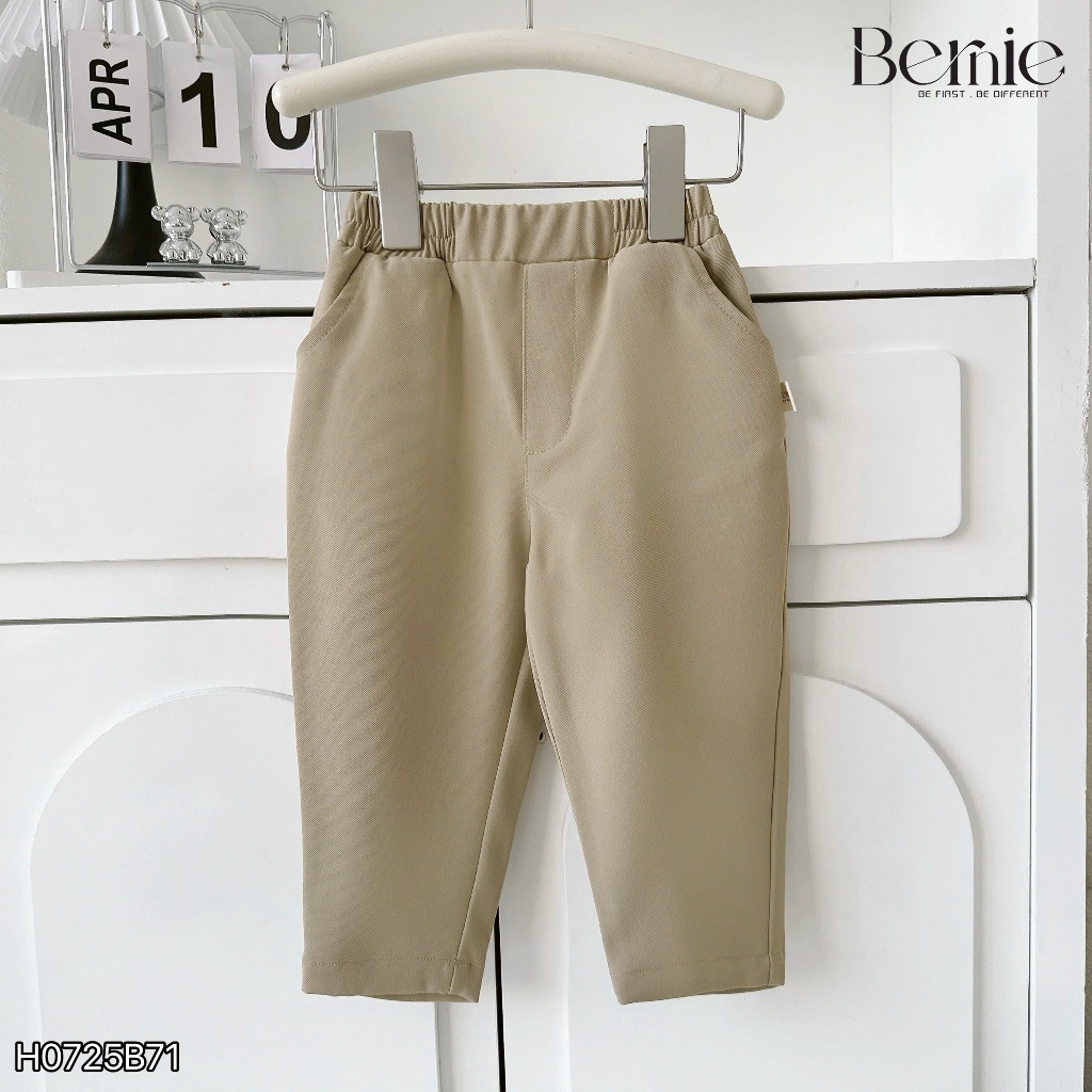 [Chính hãng Bernie] Bộ vest công tử Hàn Quốc cho bé trai, set vest 6 chi tiết dày dặn đẹp cho bé