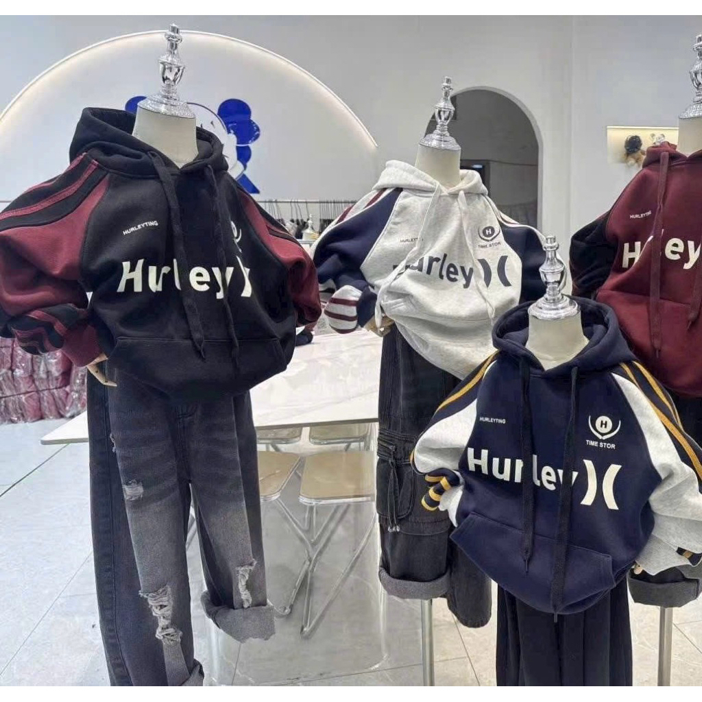 Áo hoodie trẻ em LÓT LÔNG 25-55kg áo nỉ dầy cho bé hàng QC