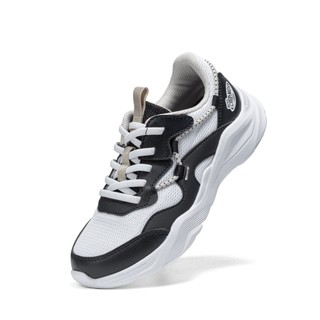 Giày Thể Thao sneaker quai si Bé trai Biti's BSB009000KEM - màu kem - size 30 đến 34