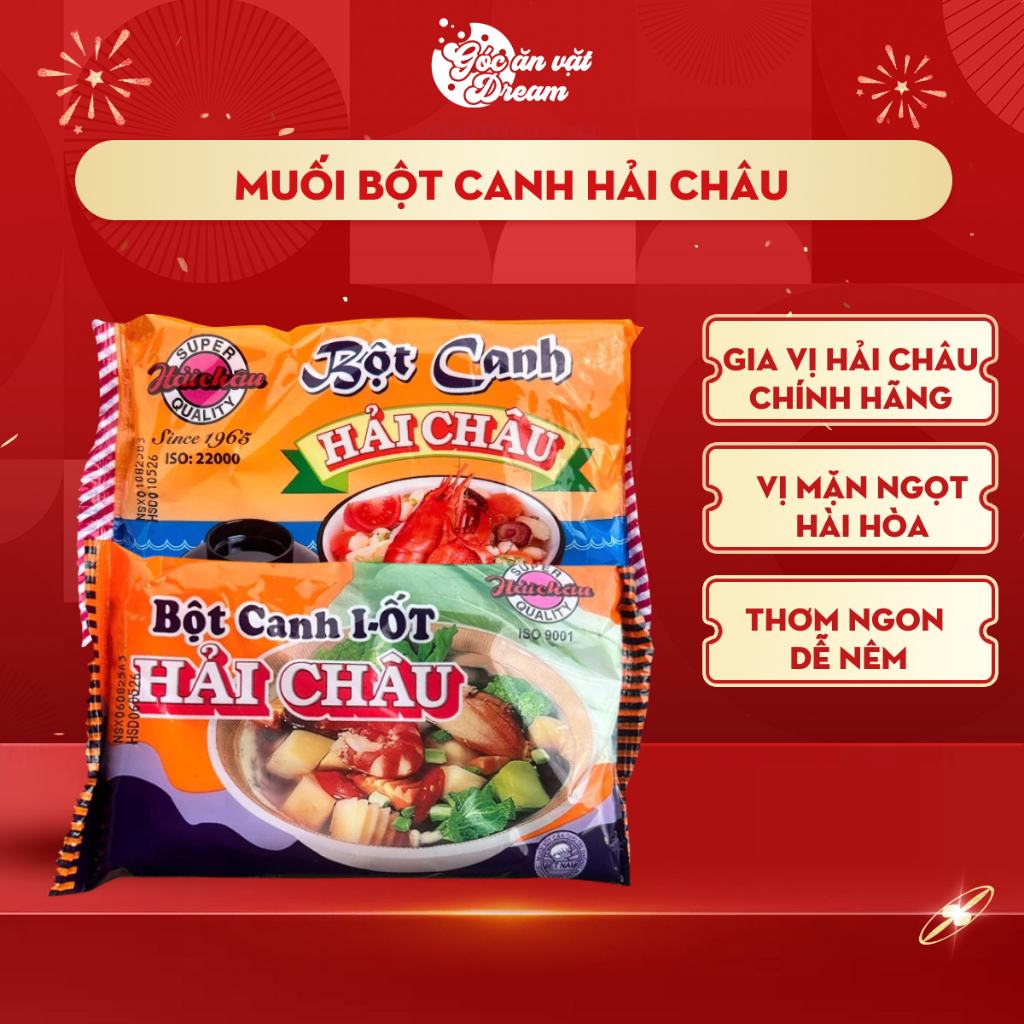 Bột Canh Hải Châu Chính Hãng, Gia Vị Nêm Nếm Thơm Ngon Đậm Đà, Muối Bột Canh Truyền Thống