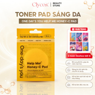 One-day's you - Toner Pad Sáng Da - Help Me Honey-C 10 Miếng | Clycos Phân Phối