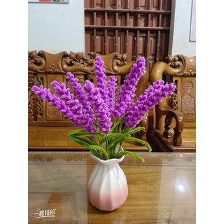 (thanh lý lỗ Bát Tràng _ giá dùng thử) Lọ hoa gốm sứ men mát dáng túi phúc cao 18cm Bát Tràng