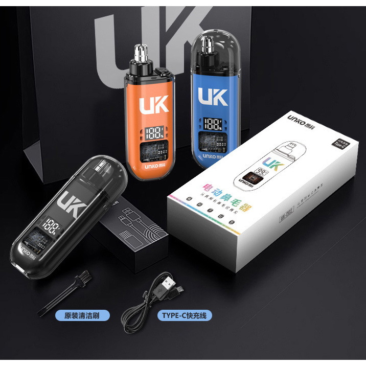 Máy Cắt Tỉa Lông Mày Lông Mũi Điện Mini UNKA TENZATEK – Pin Sạc, Vệ Sinh Dễ Dàng, An Toàn, Tiện Lợi