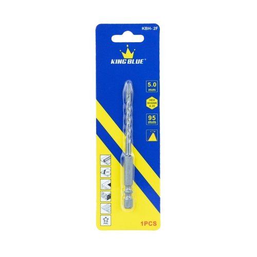 Mũi Khoan Đa Năng Lục Giác KingBlue KBH2F Size 4–12mm Dài 95mm Khoan Tường,Gạch Men,Đá,Kính,Bê Tông